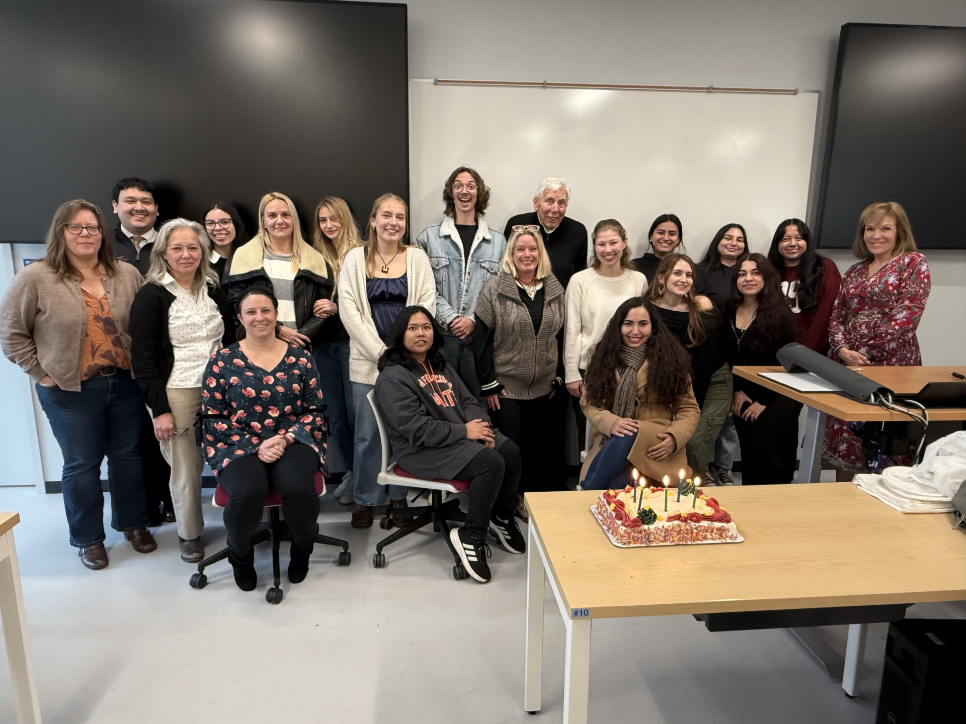 INDE 71 Interior Design Studio students and instructorFall 2025